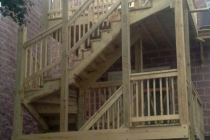 Wicker Park building staircase